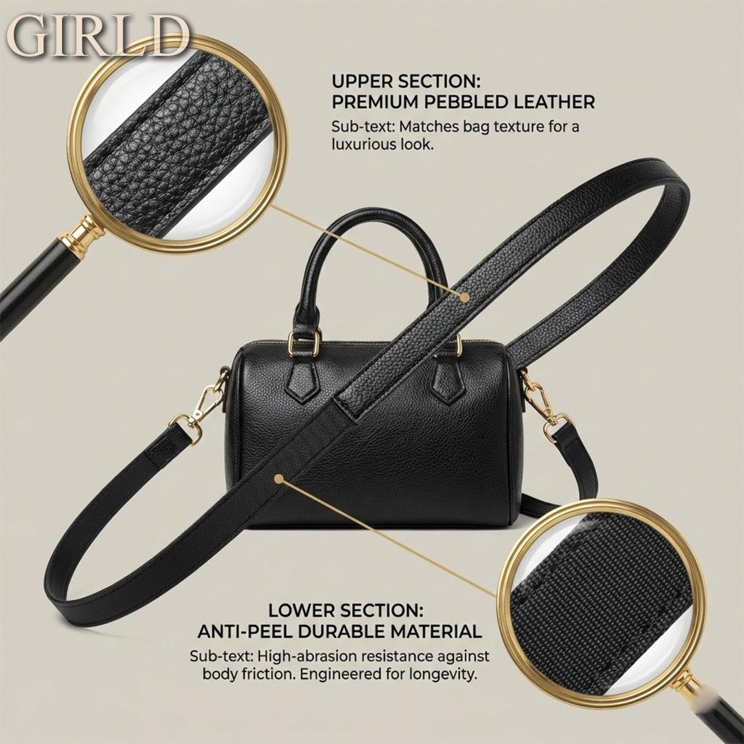 Ella Multi-Pocket Pebbled Handbag