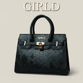 Pyra Python Padlock Handbag