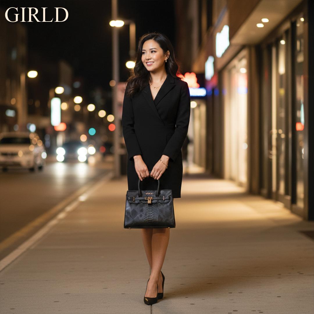 Pyra Python Padlock Handbag