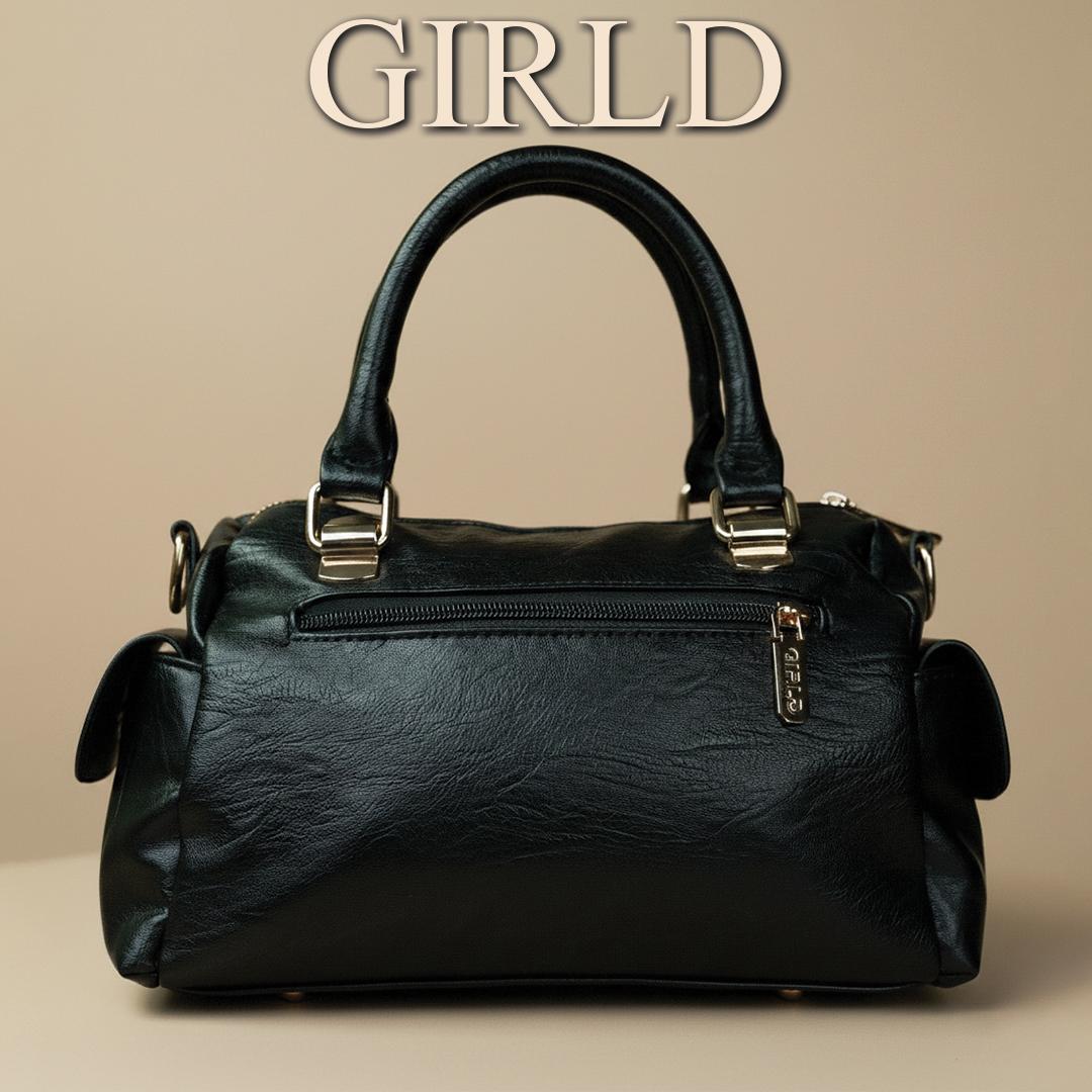 Ella Multi-Pocket Pebbled Handbag