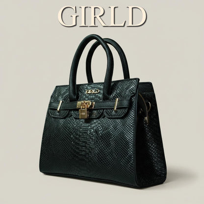 Pyra Python Padlock Handbag