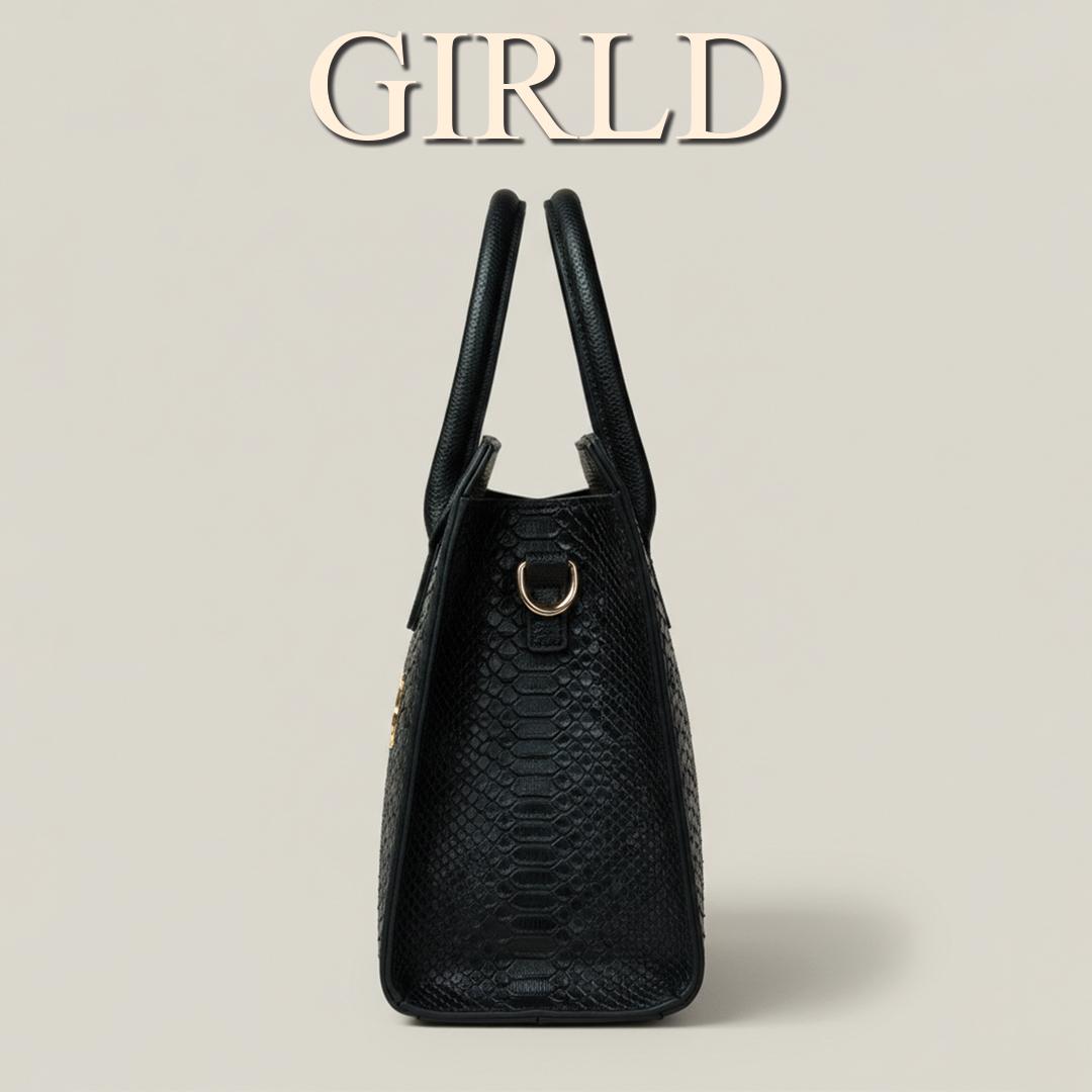 Pyra Python Padlock Handbag