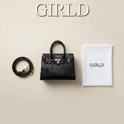 Pyra Python Padlock Handbag