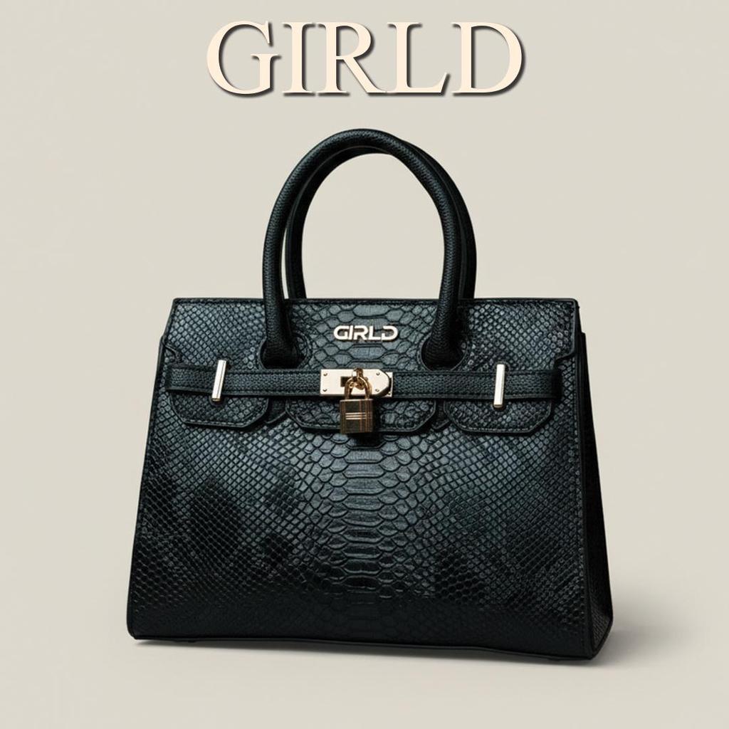 Pyra Python Padlock Handbag