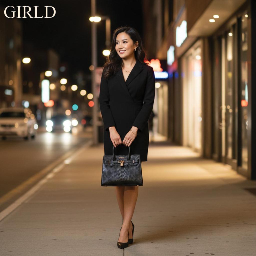 Pyra Python Padlock Handbag