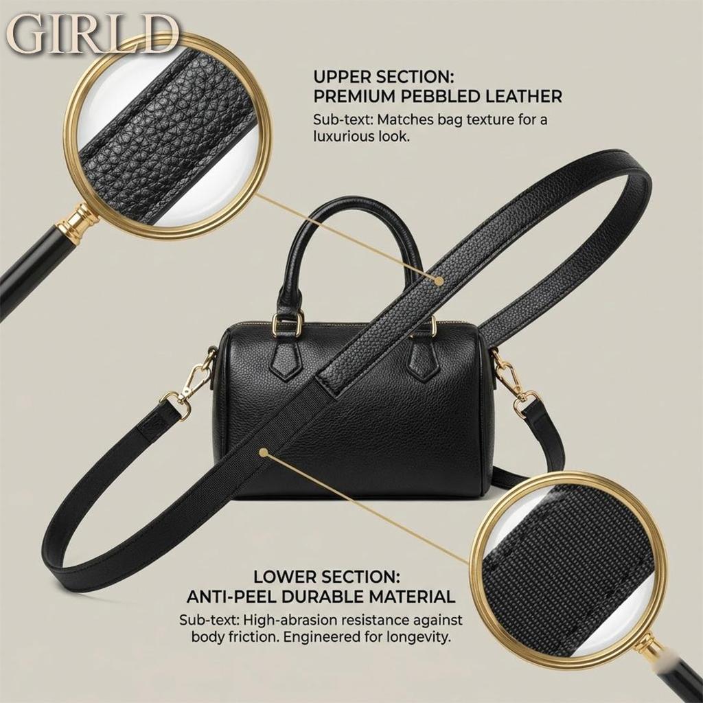 Ella Multi-Pocket Pebbled Handbag