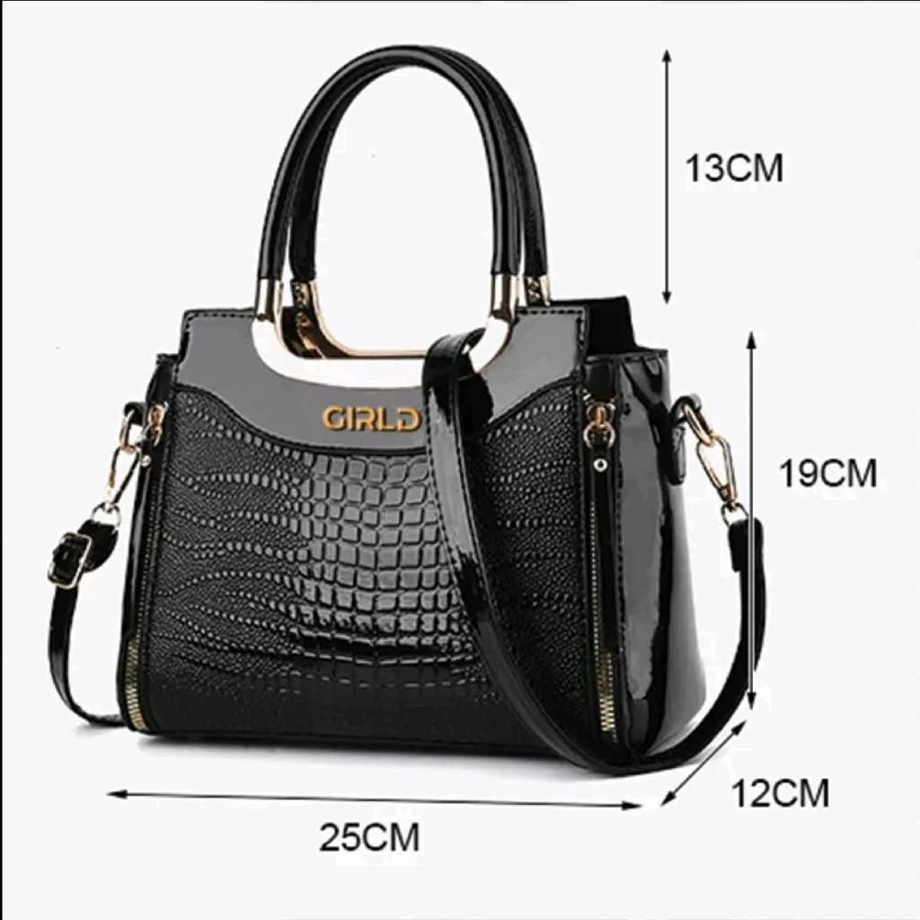 Croco Luxury Embossed Handbag